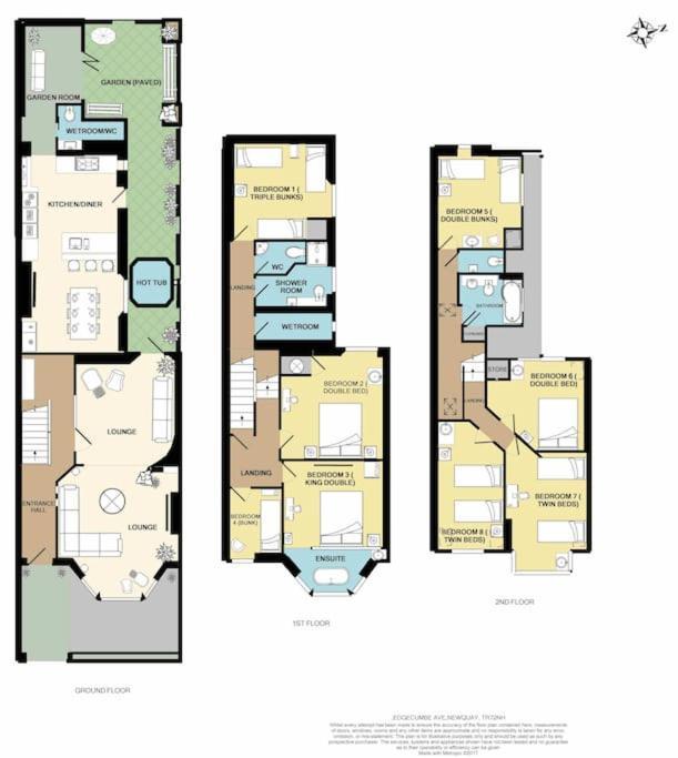 Edge14- Spacious, Stylish And Near The Beach! 뉴키 외부 사진